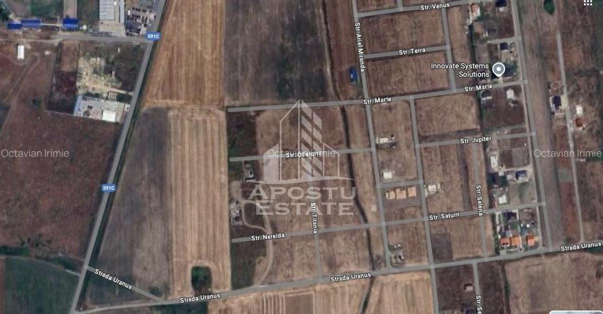 Teren 602 mp, Sacalaz, zona de case noi, zona La Pausa - 1