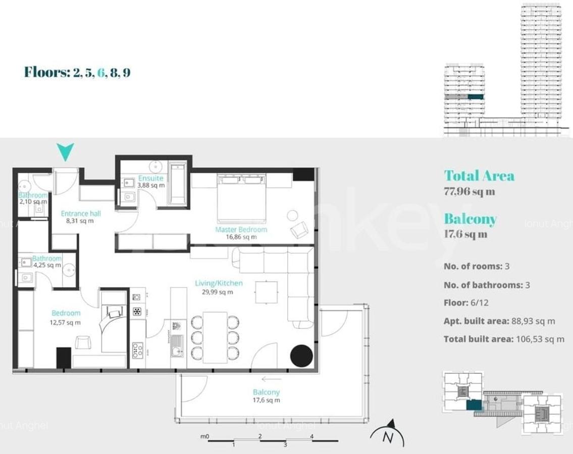 Apartament cu 3 camere decomandat în Floreasca - 7
