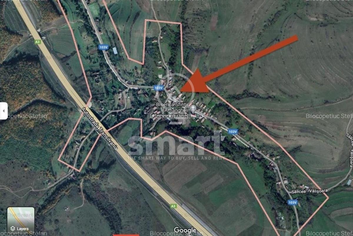 Teren intravilan cu CF 5400mp front 17 Savadisla jud Cluj - 1