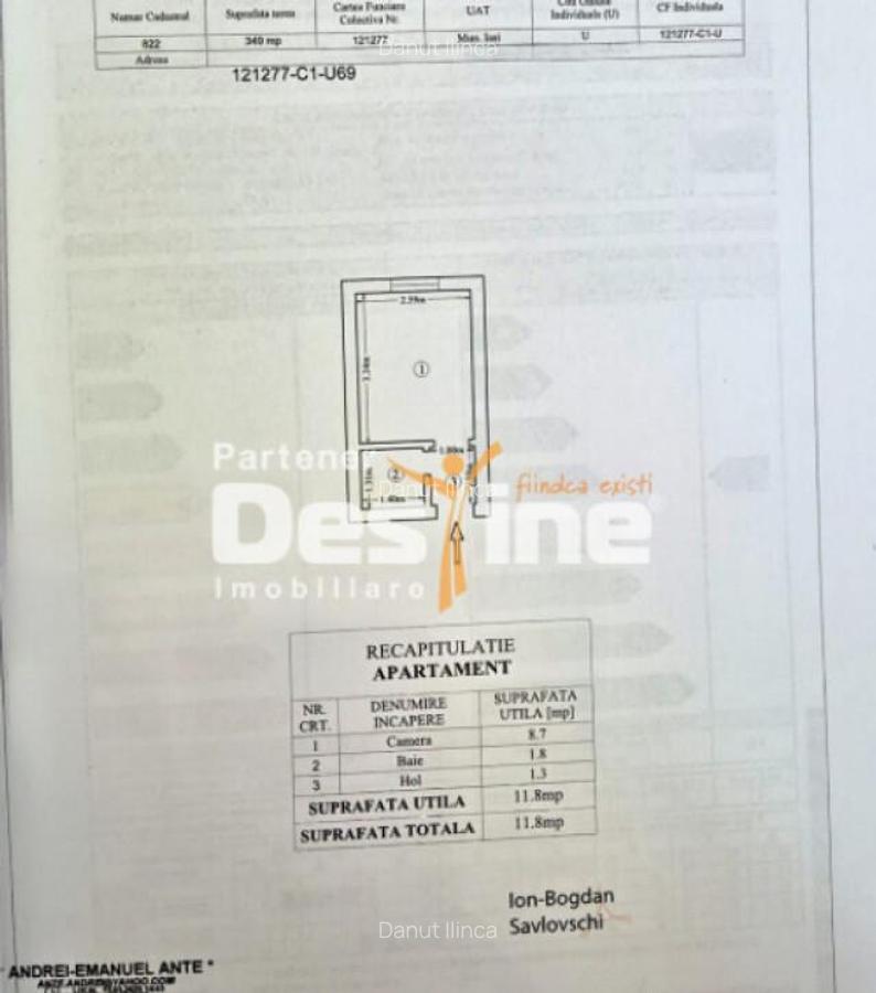 Cantemir - Garsoniera 12mp, AC, renovata ?i mobilata - 5