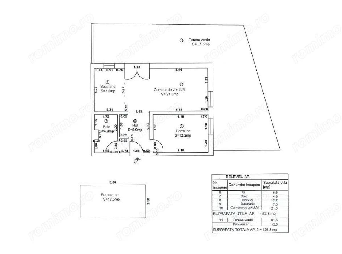 Braytim-Lidia | 2 camere | Curte proprie 62 mp | Loc de parcare - 17