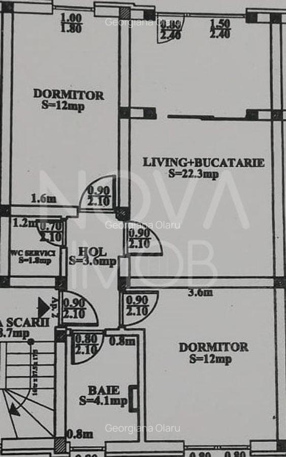 Apartament cu 3 camere semidecomandat în Arhitecților - Calea Cisnădiei - 11