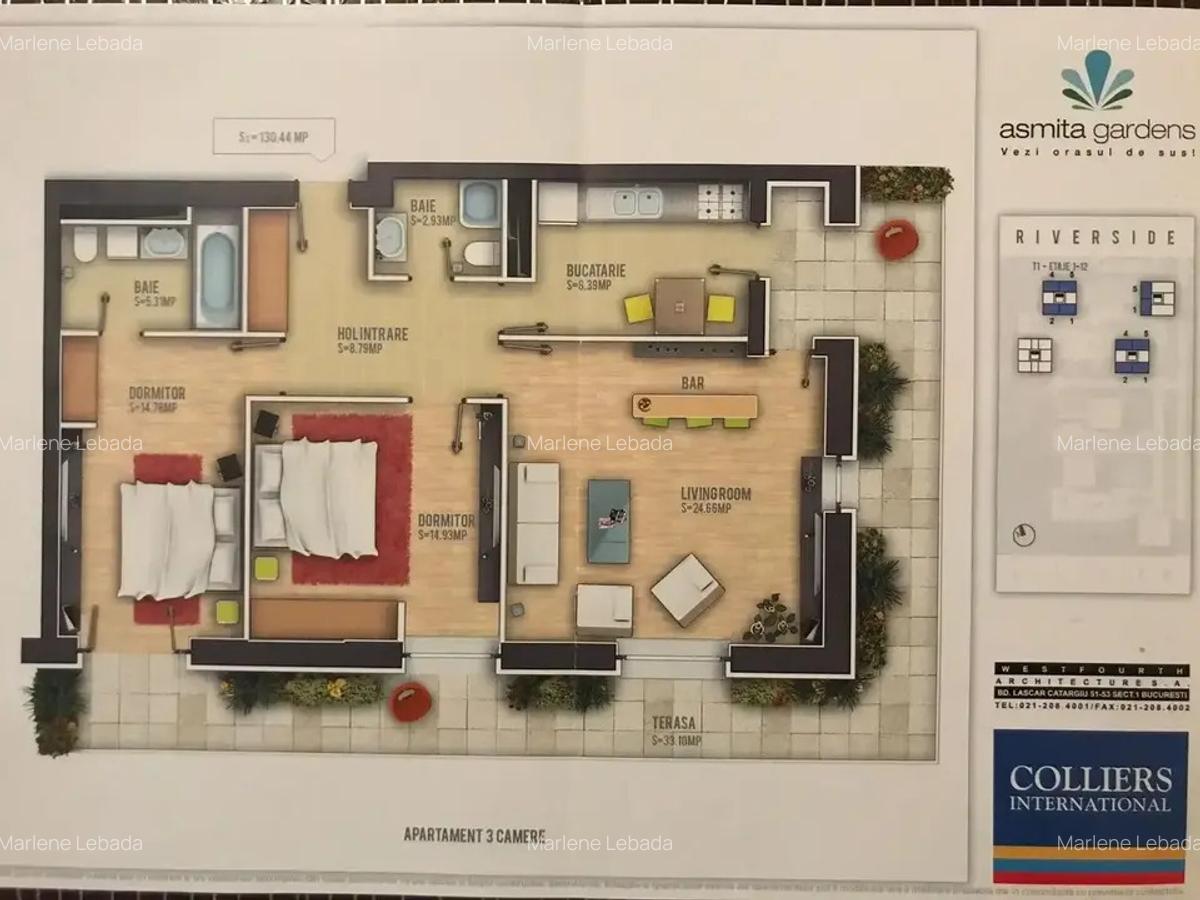 Apartament cu 3 camere decomandat, mobilat în Văcăresti - 22
