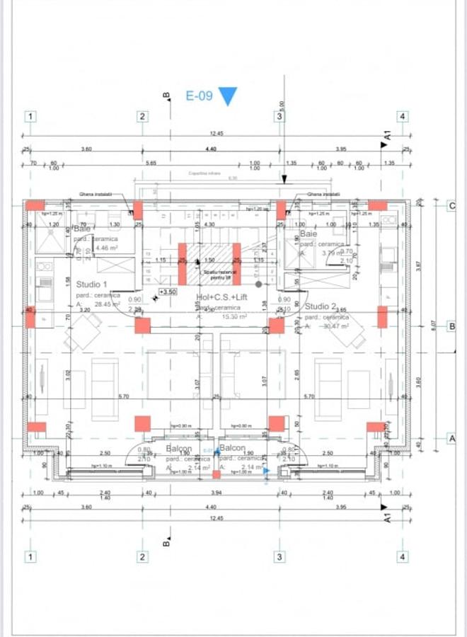 Inchiriere Studio in  Cladire noua – Faleza Nord, Strada Unirii - 12