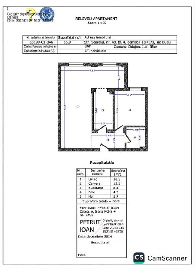 Apartament 2 Camere Decomandat Toate Utilitatile - 2