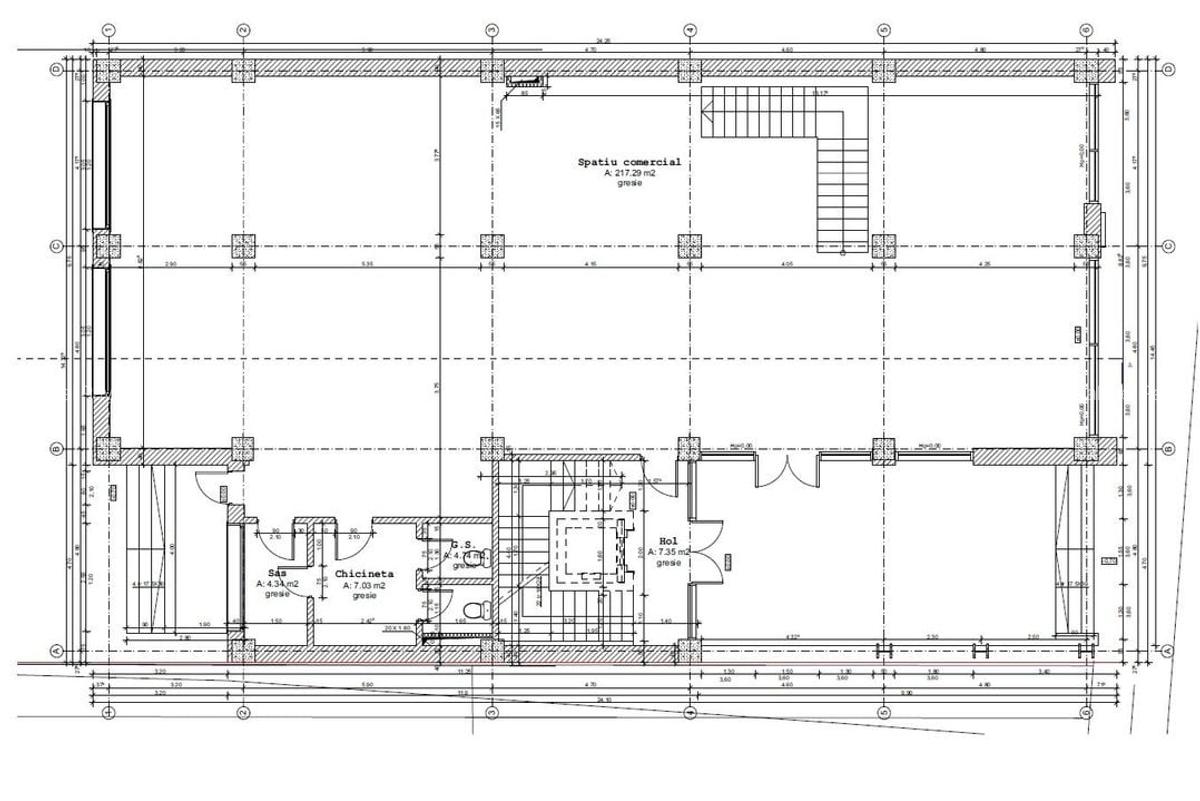 Spatiu Comercial - 233 mp - Cetatii - Comision 0% - 7