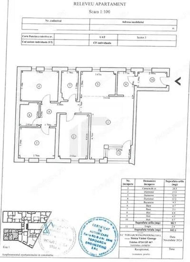 4 camere bloc nou, Zona Nerva Traian, Metrou Timpuri Noi - 1