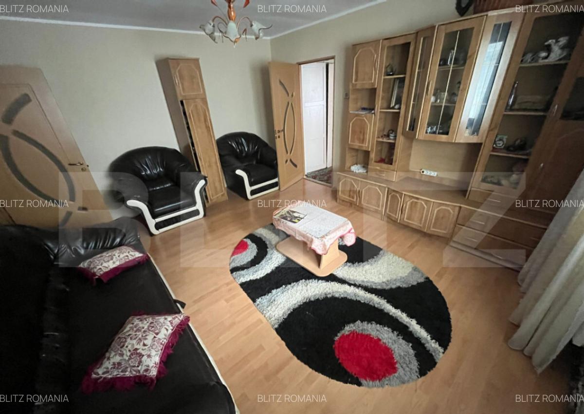 ???? Apartament de vanzare, cu 3 camere, 65 mp, mobilat comp - 1