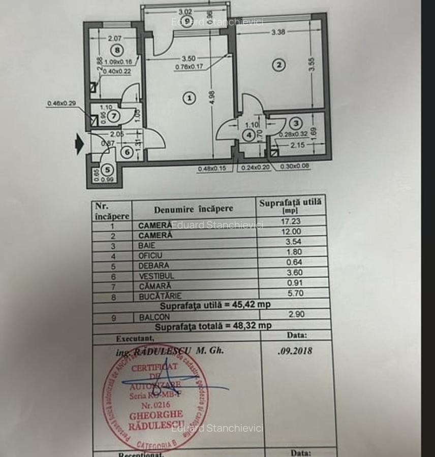 Apartament 2 camere situat la 10 minute de metrou Piata Unirii/Tineretului - 11