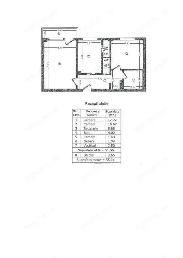 Apartament 2 camere langa parcul Tineretului. - 16