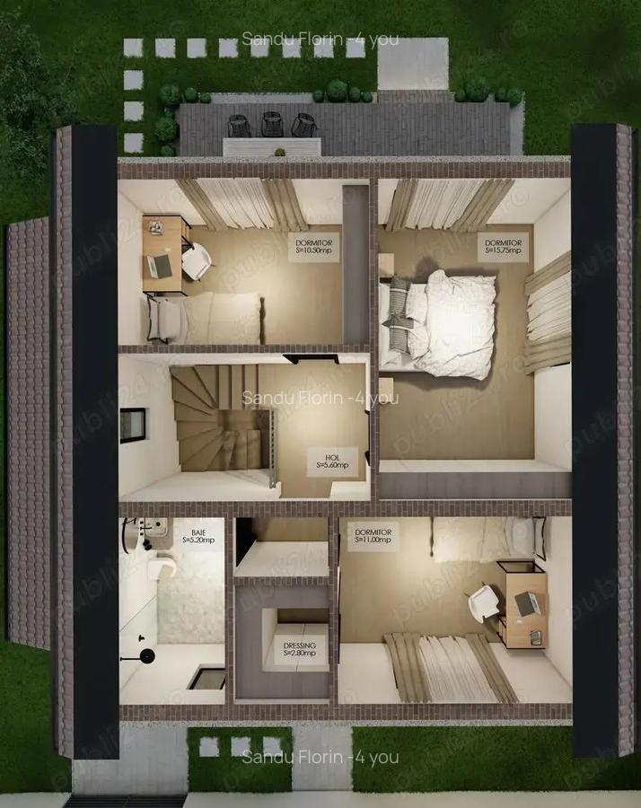 Casa noua, AVANS DOAR 10000 EURO !!! Cartier Athena, comision 0% - 4