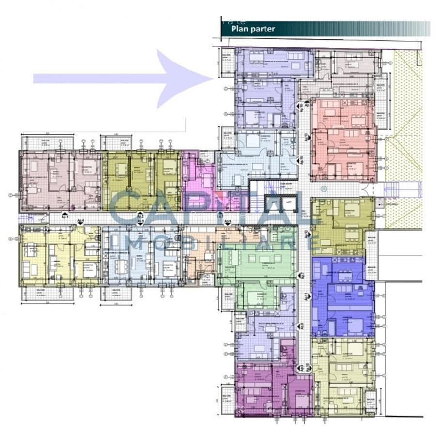 Apartament de vanzare, 3 camere, balcon, comision 0% - 3