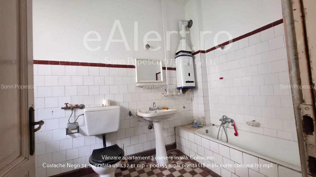 Apartament cu 3 camere în vilă, Cotroceni – Costache Negri 34 - 42