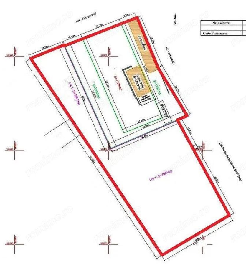 Rahova S?oseaua Alexandriei teren 6000 mp desch 60 m utilitati - 2