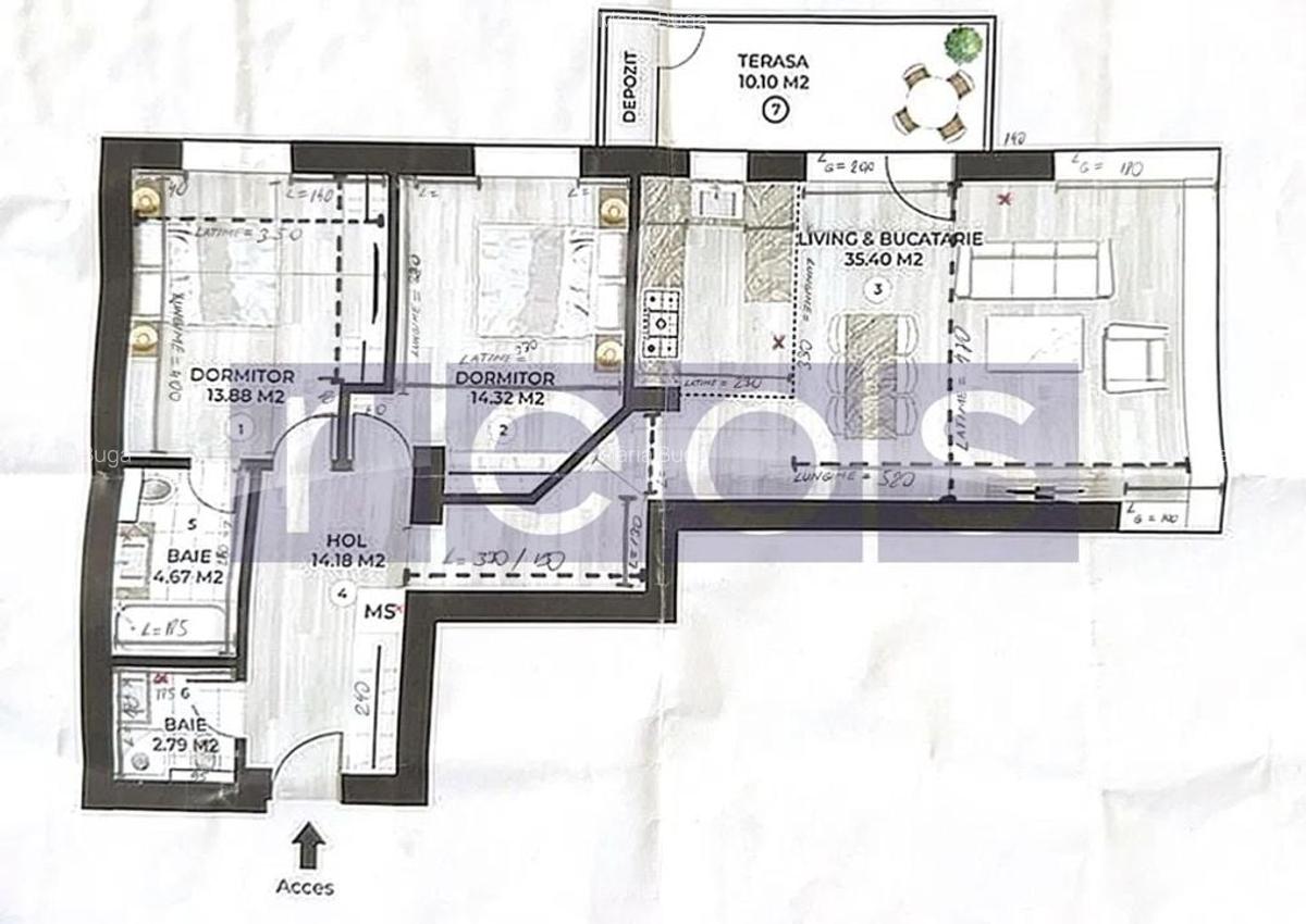 Apartament 3 camere Quartier Azuga - 11