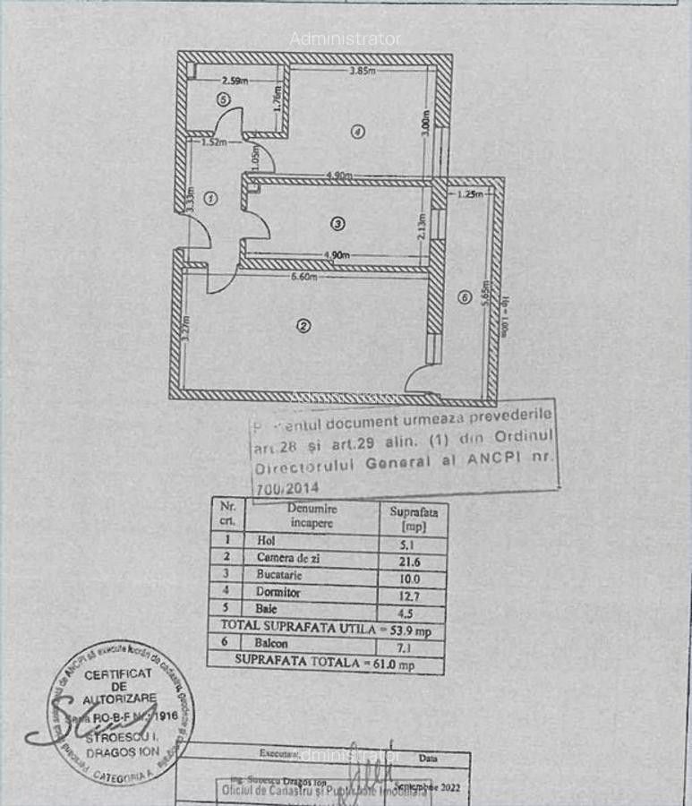 Inchiriere apartament 2 camere, decomandat, mobilat partial, Grand Arena - 6