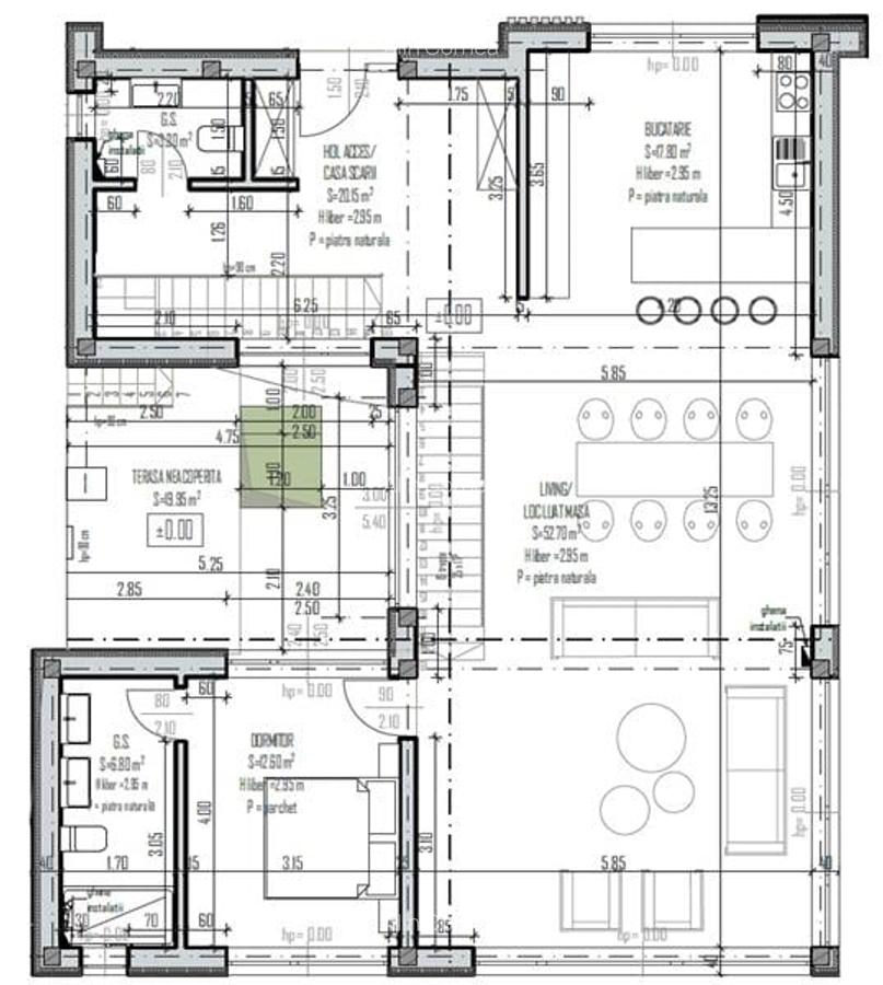 Vanzare casa individuala 280 mp, teren liber 800 mp zona Wonderland Feleacu - 18