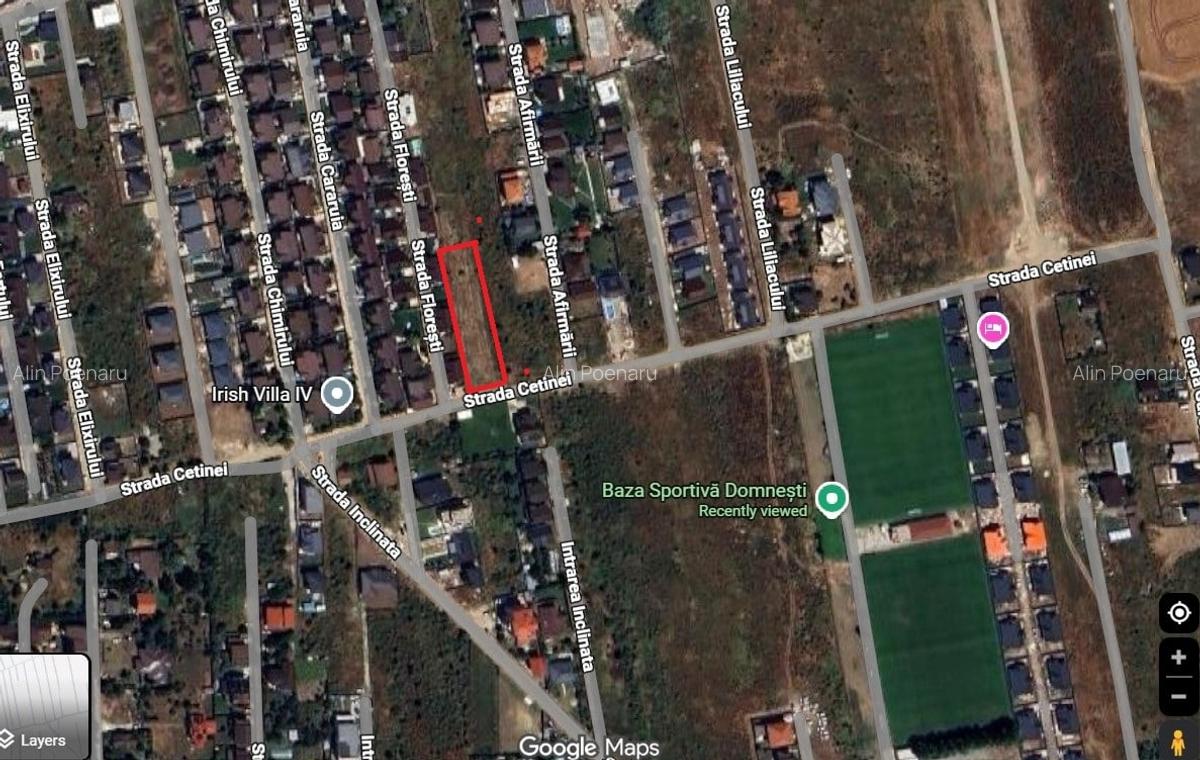 Domnesti Intravilan Ideeal Investitie Toate Utilitatile Autorizatie S+P+1E+M. - 2