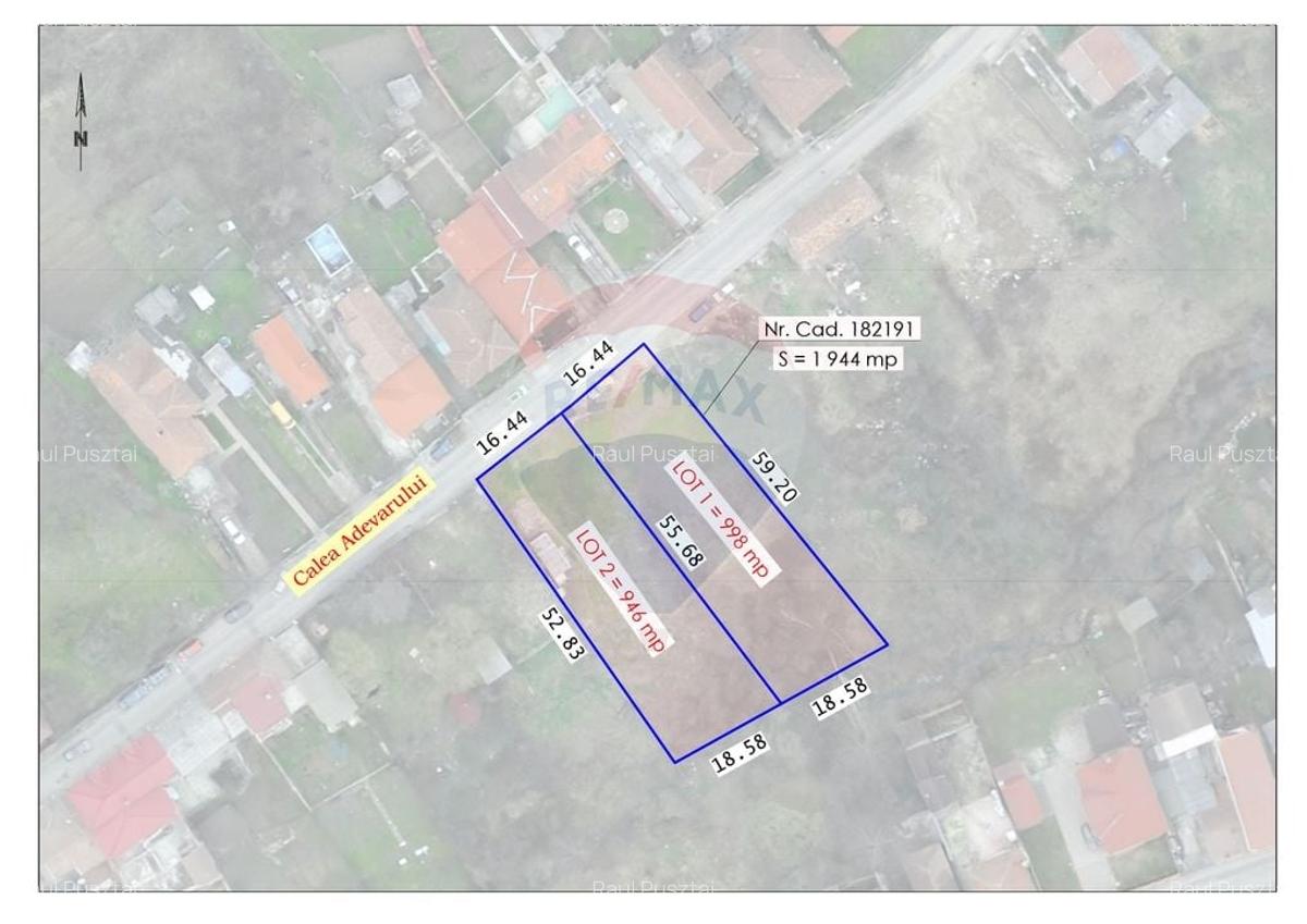 Teren intravilan, 946 mp, de vanzare, Oradea, Strada Adevarului - 2 Teren intravilan, 946 mp, de vanzare, Oradea, Strada Adevarului - 2