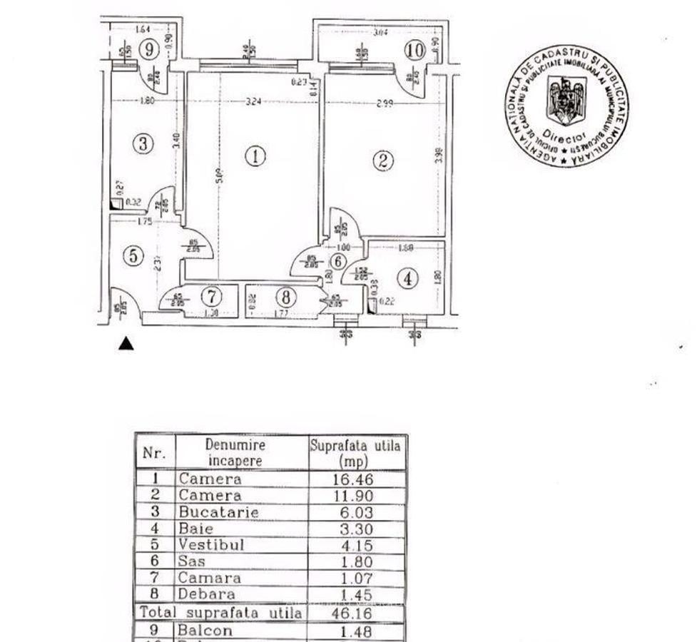 Apartament cu 2 camere 50,38 mp - Perla Dorobanti - 9