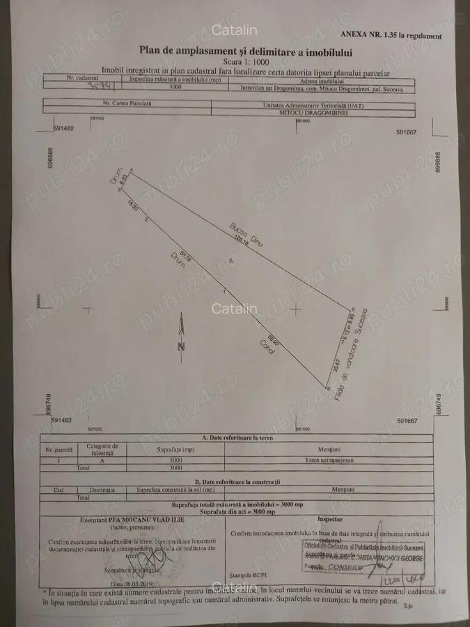 Vand teren Dragomirna 3000 mp langa padure - 5