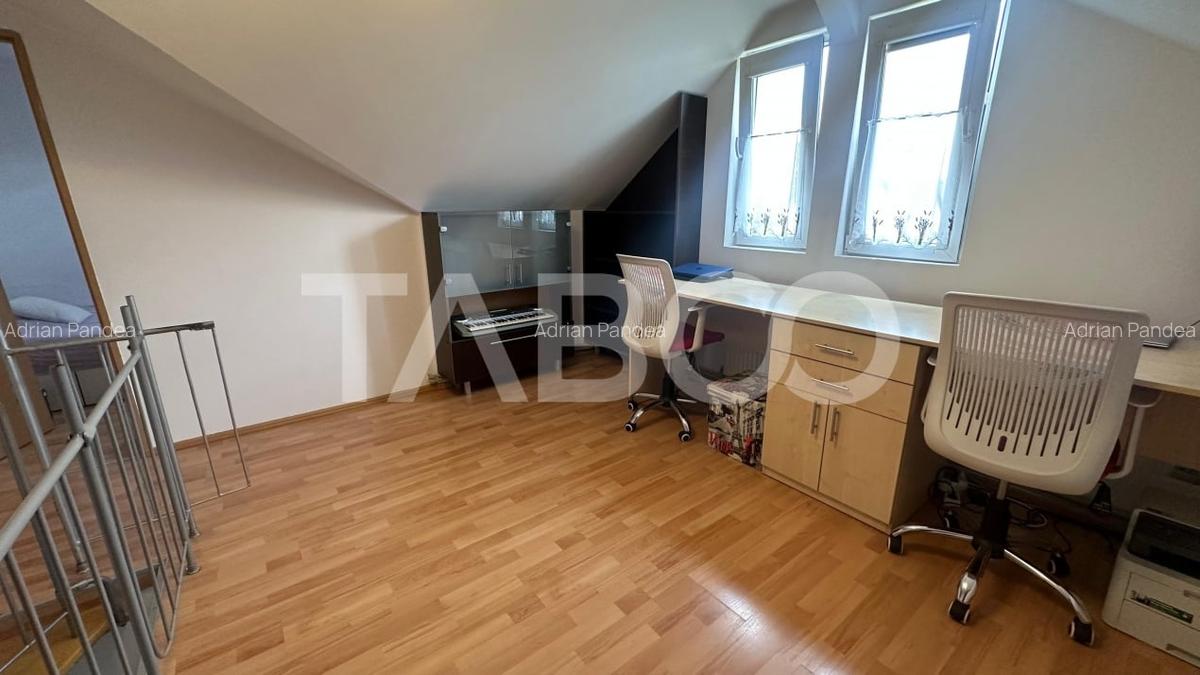 Apartament mobilat utilat 80 mpu la mansarda zona Rahovei Sibiu - 13