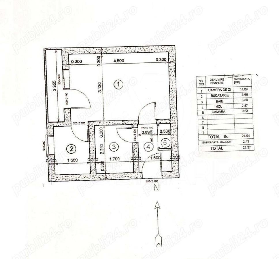 Garsoniera confort 1 de vanzare, strada Hidrocentralei, Targu Jiu - 2