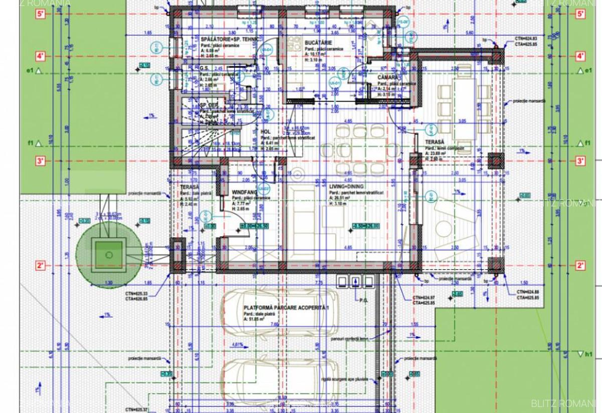 Duplex spatios 150 mp, teren 800 mp, carport pentru 2 masini - 9