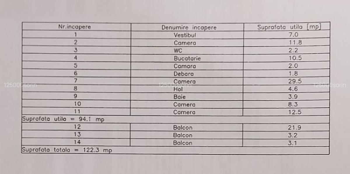 Apartament spațios cu 4 camere, liniștit și însorit. - 3