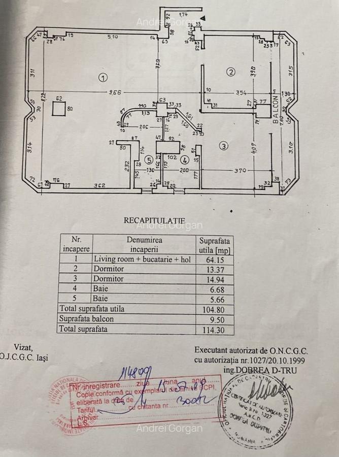 Apartament cu 3 camere Copou - Fundatie - 8