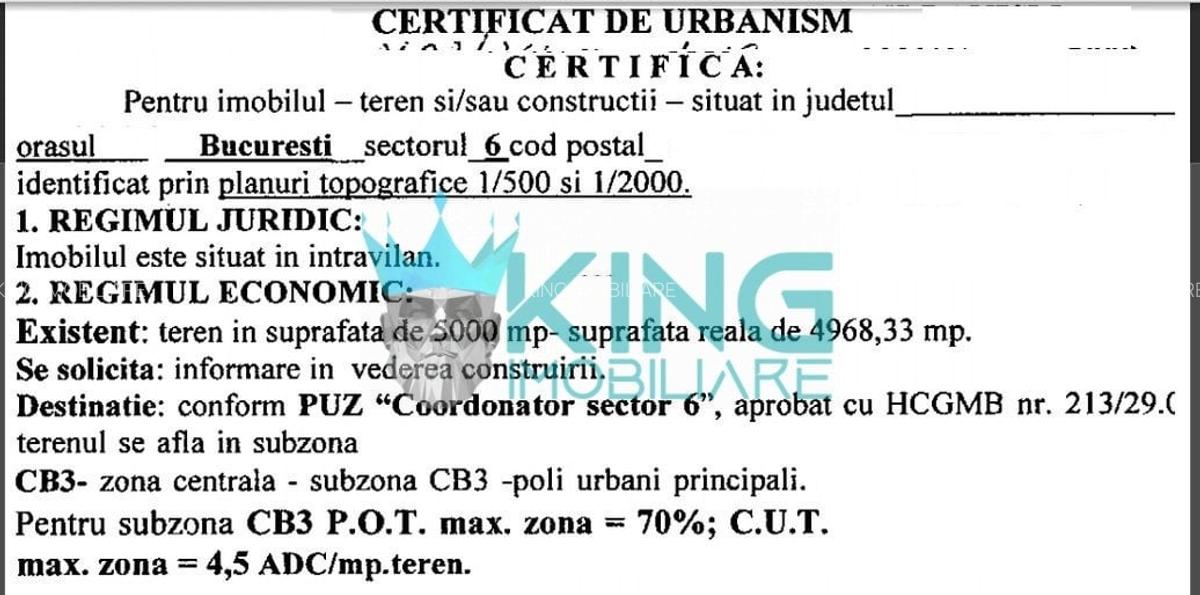 Teren Construcții intravilan de 5000 mp, în Militari - 8