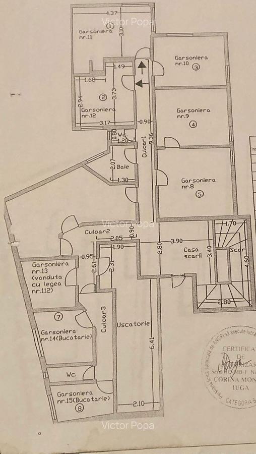 5 camere mansarda vis-a-vis de Palatul Cotroceni - 17