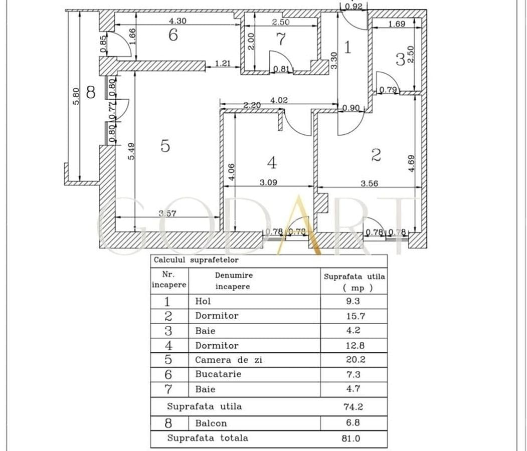 OPORTUNITATE | 3 CAMERE | DECOMANDAT | LOC DE PARCARE | 2025 - 15