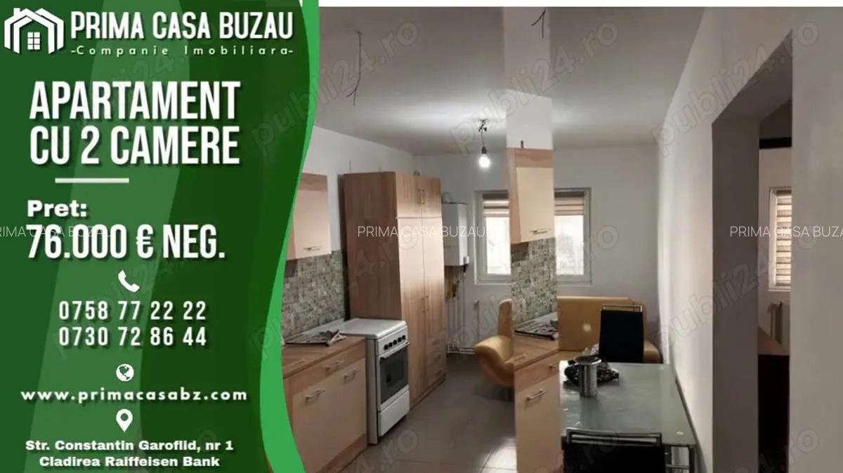 Apartament 2 camere de vanzare Zona Bro?teni Aleea Sporturilor 55 mp | Renov at, mobila - 1
