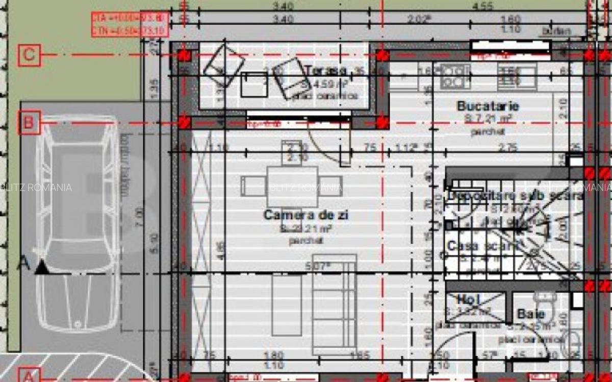 COMISION 0! Duplex 4 camere, 120mp, 200 teren, proiect final - 11