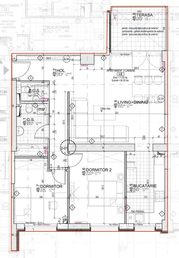 APARTAMENT CU 3 CAMERE NOU MOBILAT SI UTILAT - FLOREASCA - PESCARIU - 20
