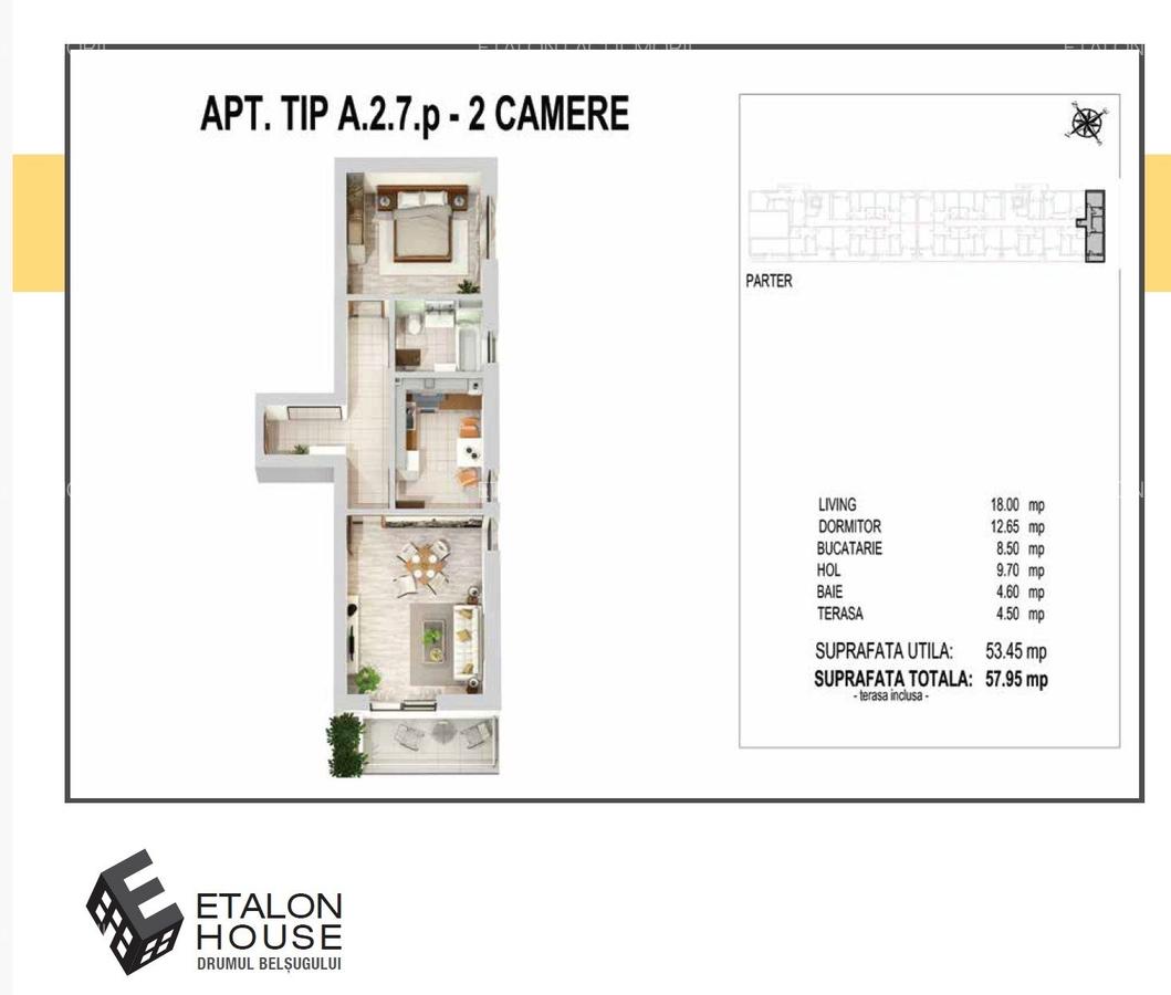 Apartament 2 camere+Parcare,mutare imediata,mobilat/dotat,8 minute de M. Pacii - 15