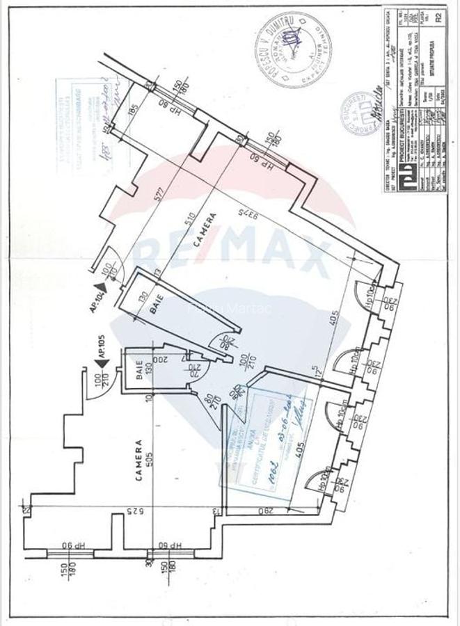 Apartament cu 2 camere de vanzare in Calea Victoriei nr 1 - 12