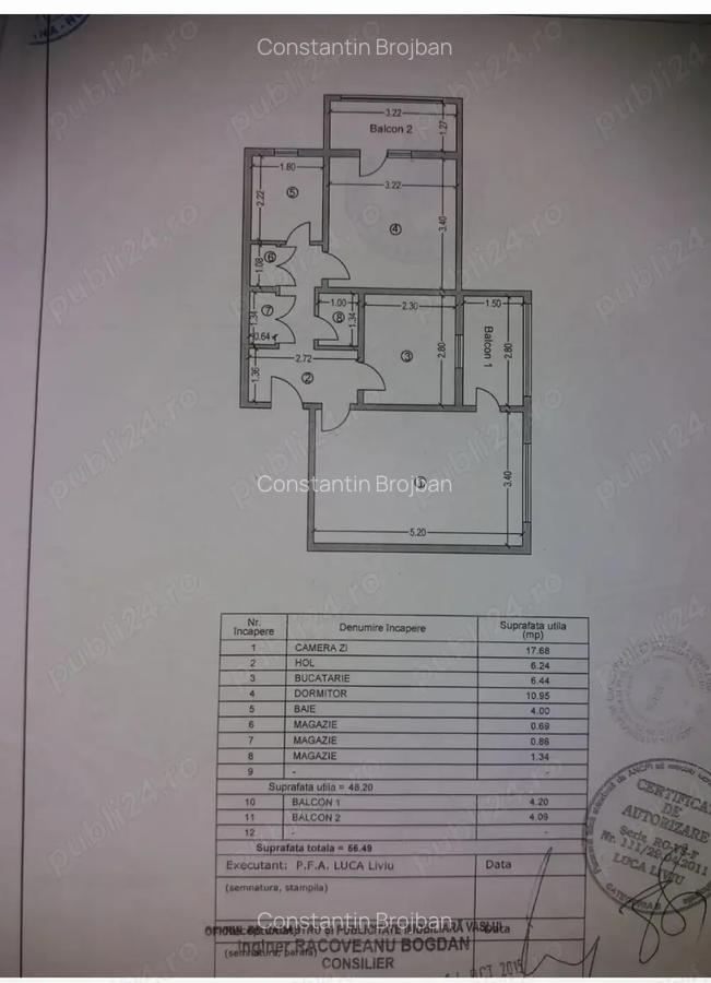 Vand apartament 2 camere decomandat - 6