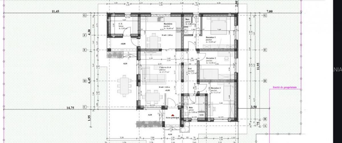 Casa de 110mp, 700 mp teren, zona Sf Ilie Nou - 1