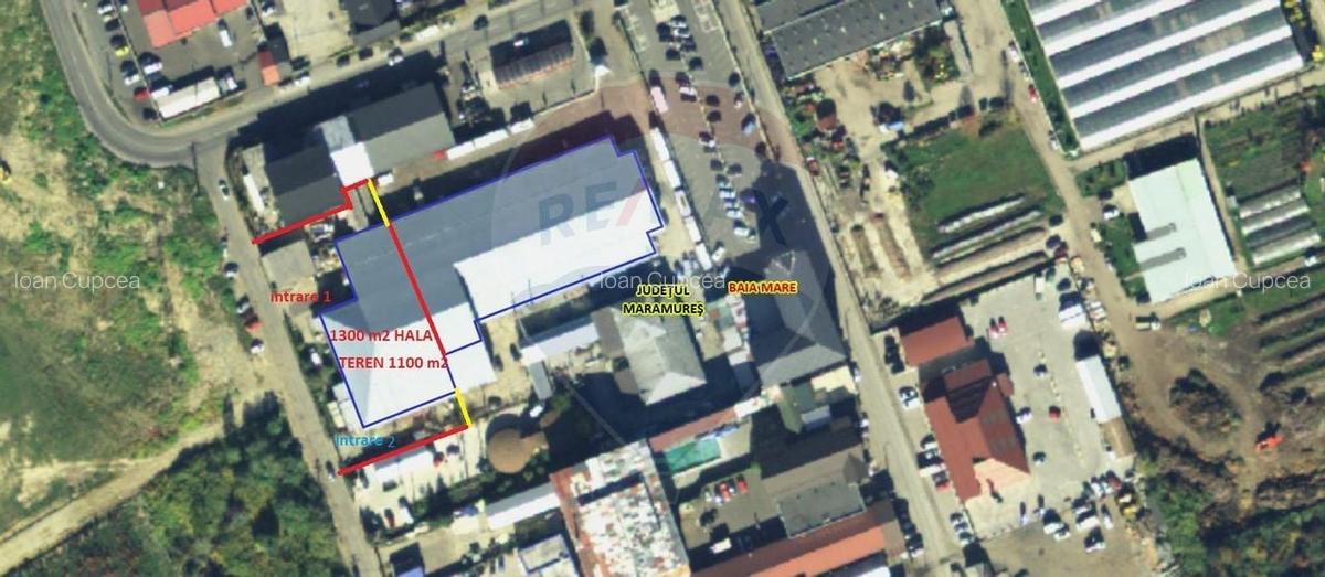 Spatiu industrial de 1,300mp / teren 2400 mp de vanzare - 1