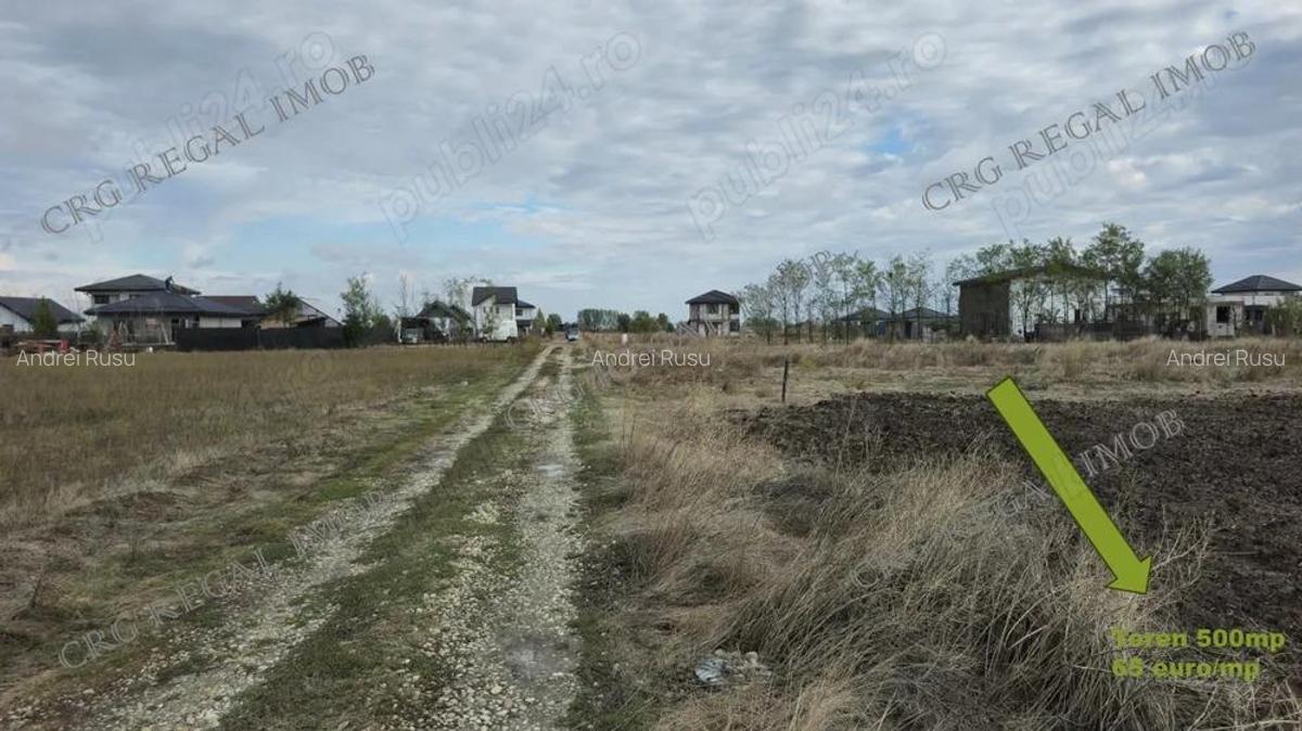 Teren Comuna Berceni Rate 36 luni 65 euro mp Gaz Curent Fibra Optica - 3