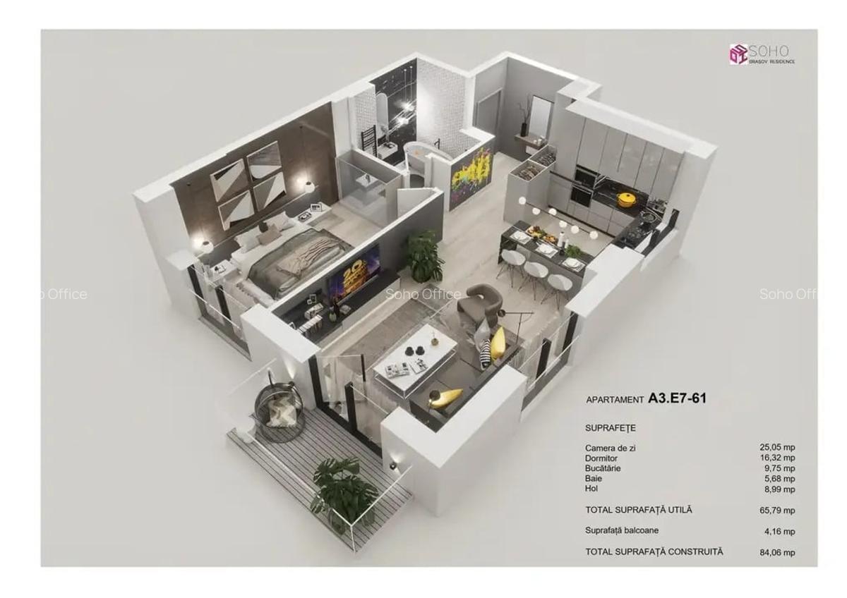 Apartament 2 camere - 1