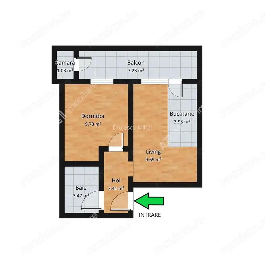 Apartament 2 camere la etajul 2 in zona Arhitectilor din Sibiu - 3