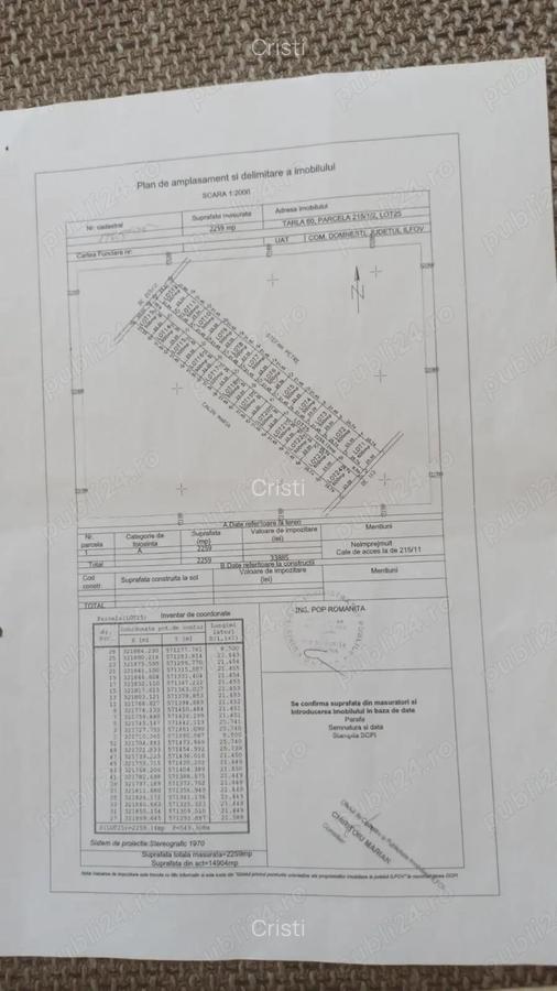 Teren de vanzare in Domesti-Teghes, langa A0 - 5