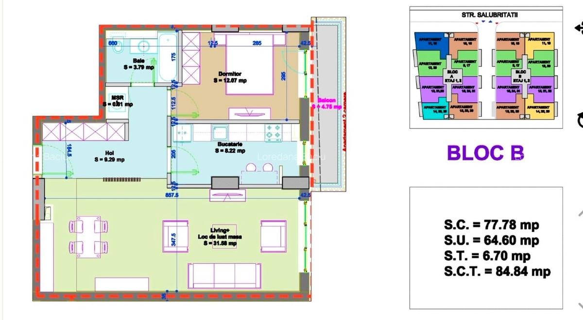 Proprietar. Închiriere apartament 2 camere – zonă Băneasa / Aviației, Bucuresti - 13