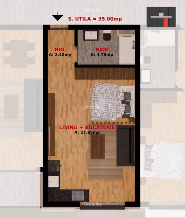 Apartamentedoua camere si Garsoniere. Comision 0% - 10