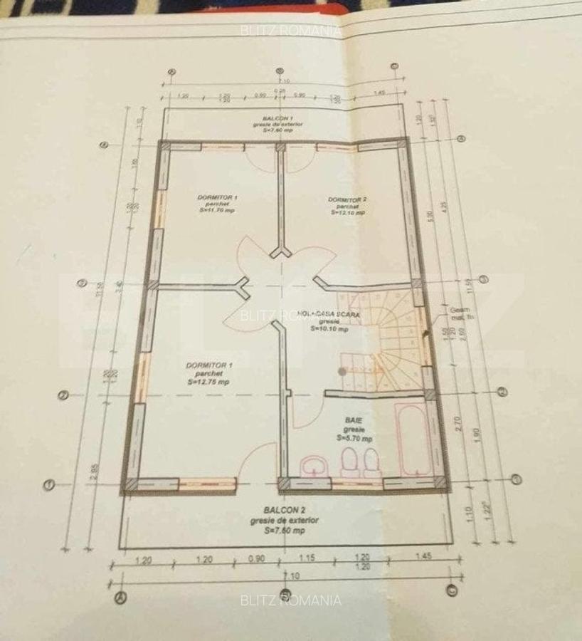 Casa individuala 6 camere, 223 mp utili, 350 mp teren, Dezmir - 8