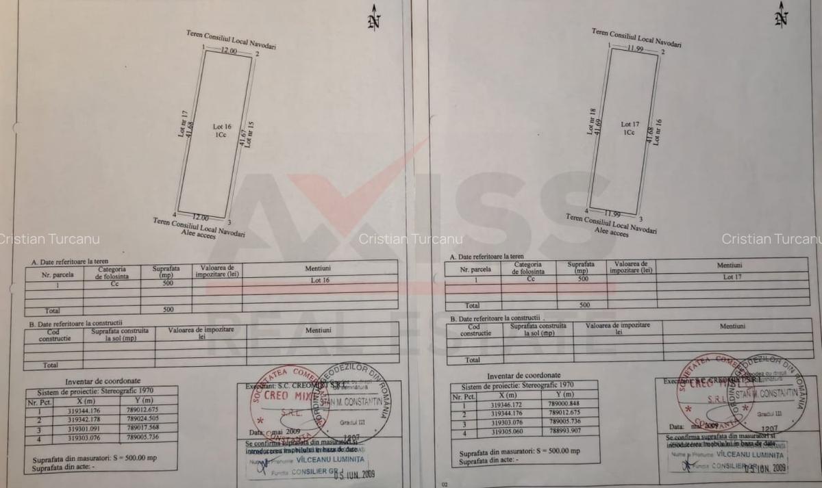 Teren 1000 mp intravilan, utilitati, P+4E, zona canal – Mamaia Nord - 6