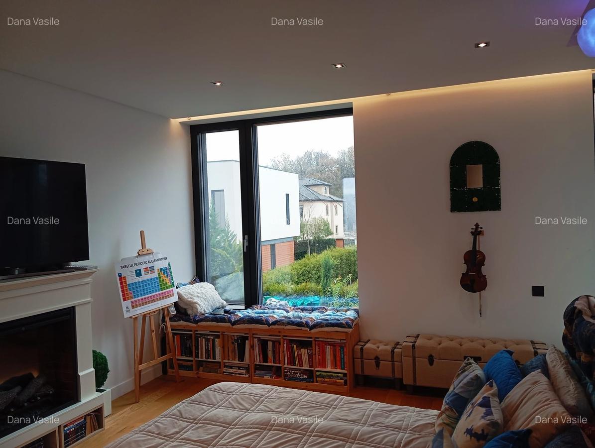 Vilă P+1, 4 dormitoare, 168 mp, mobilată și utilată | Pipera – Tunari - 12